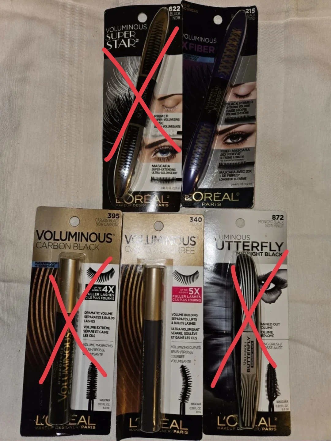L'Oréal Voluminous Mascara Lot