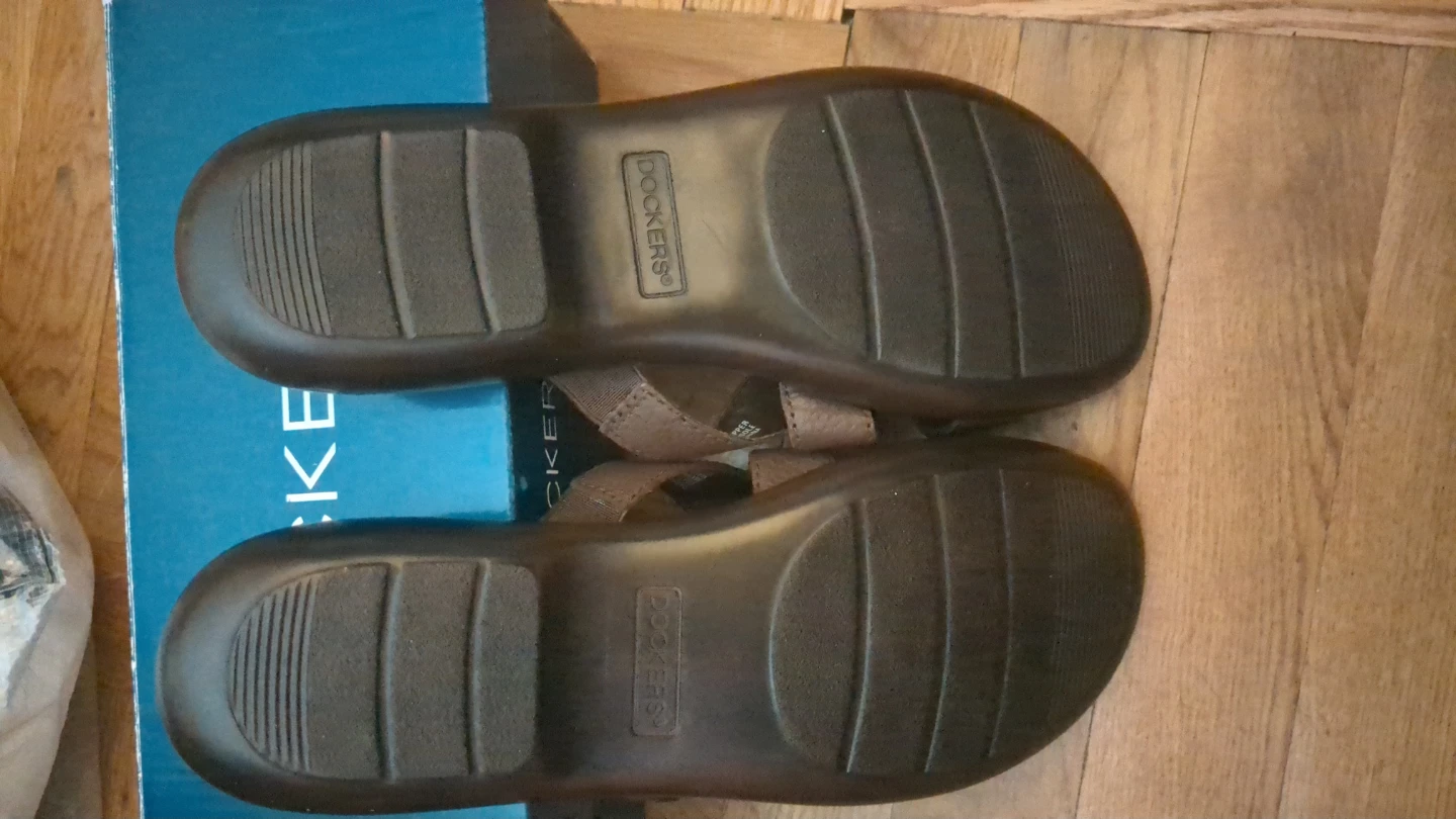 Dockers Kael K Sandals - Size 10W - Dark Brown - photo 4