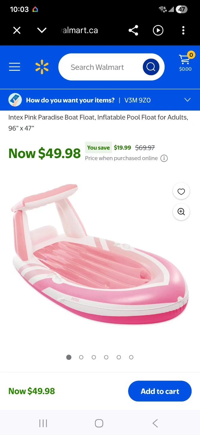 Brand new Pink inflatable boat matress floaty tube - photo 2