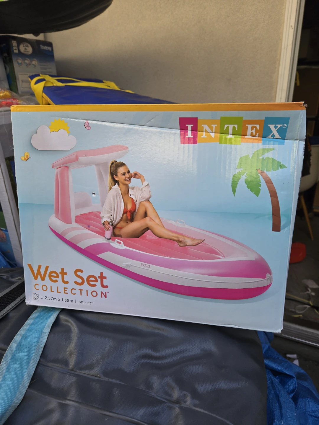 Brand new Pink inflatable boat matress floaty tube - photo 3