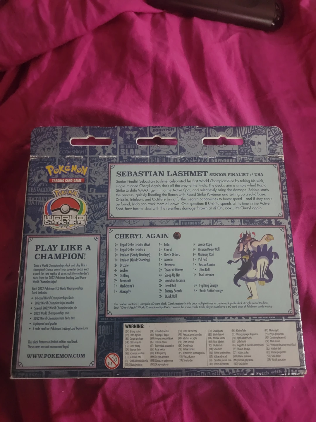 2022 World Champion Ship deck. Pokemon deck. - photo 2