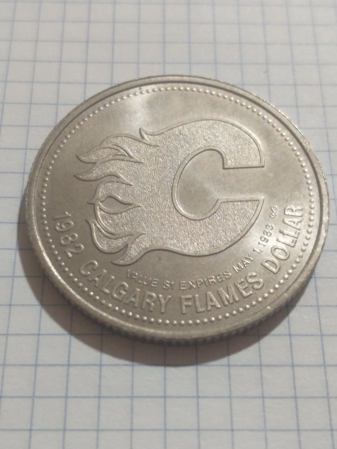 Nice 1982 Calgary Flames Lanny McDonald dollar NHL