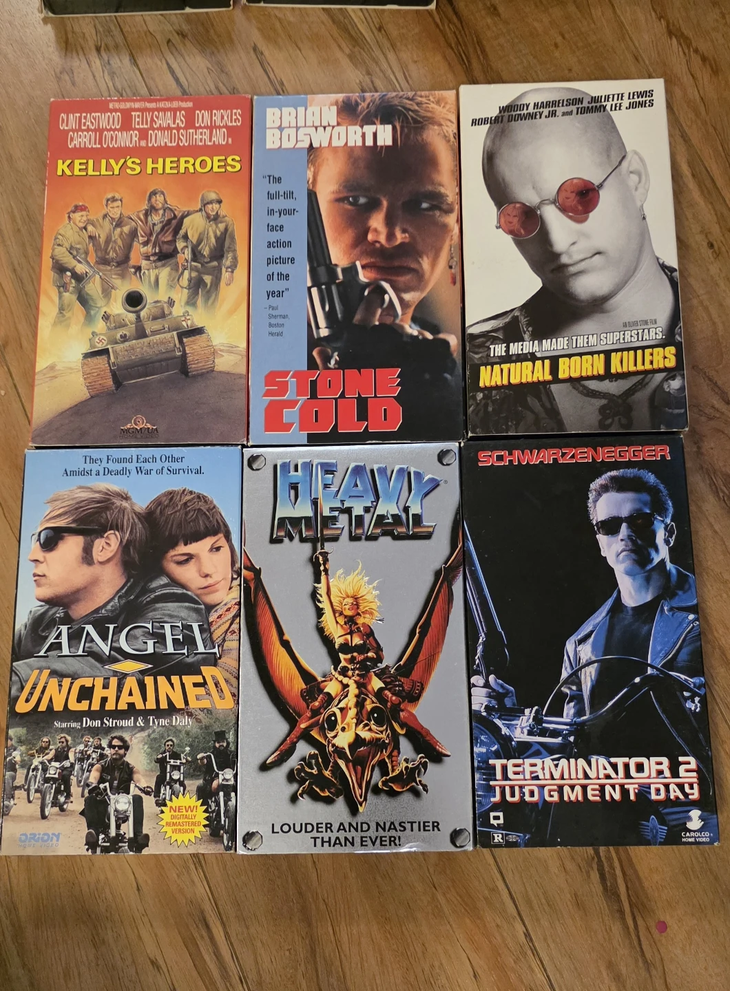 Collection of 6 Classic Action & Sci-Fi VHS Movies