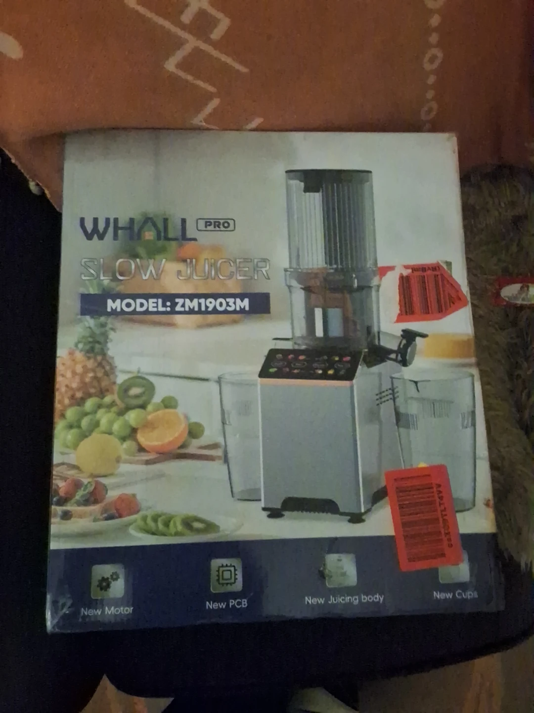 WHALL PRO Slow Juicer Model ZM1903M