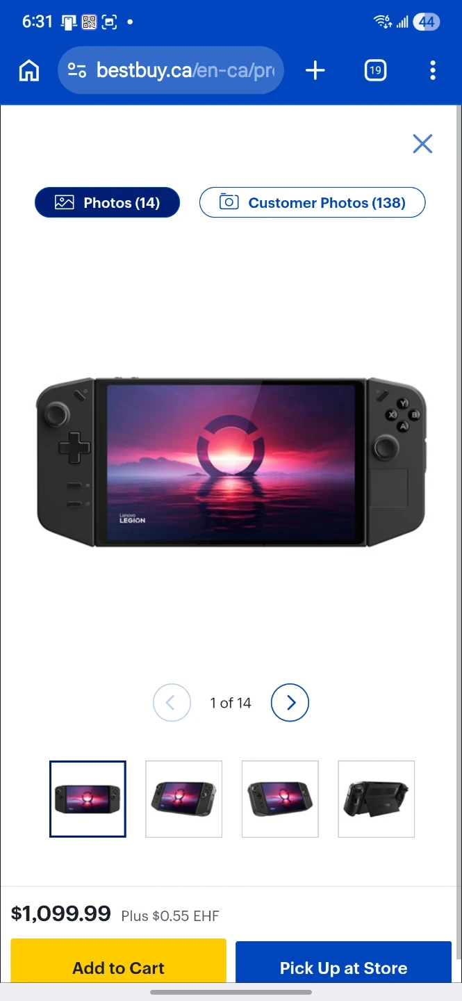 Lenovo Legion Handheld Gaming Console sale or trade
