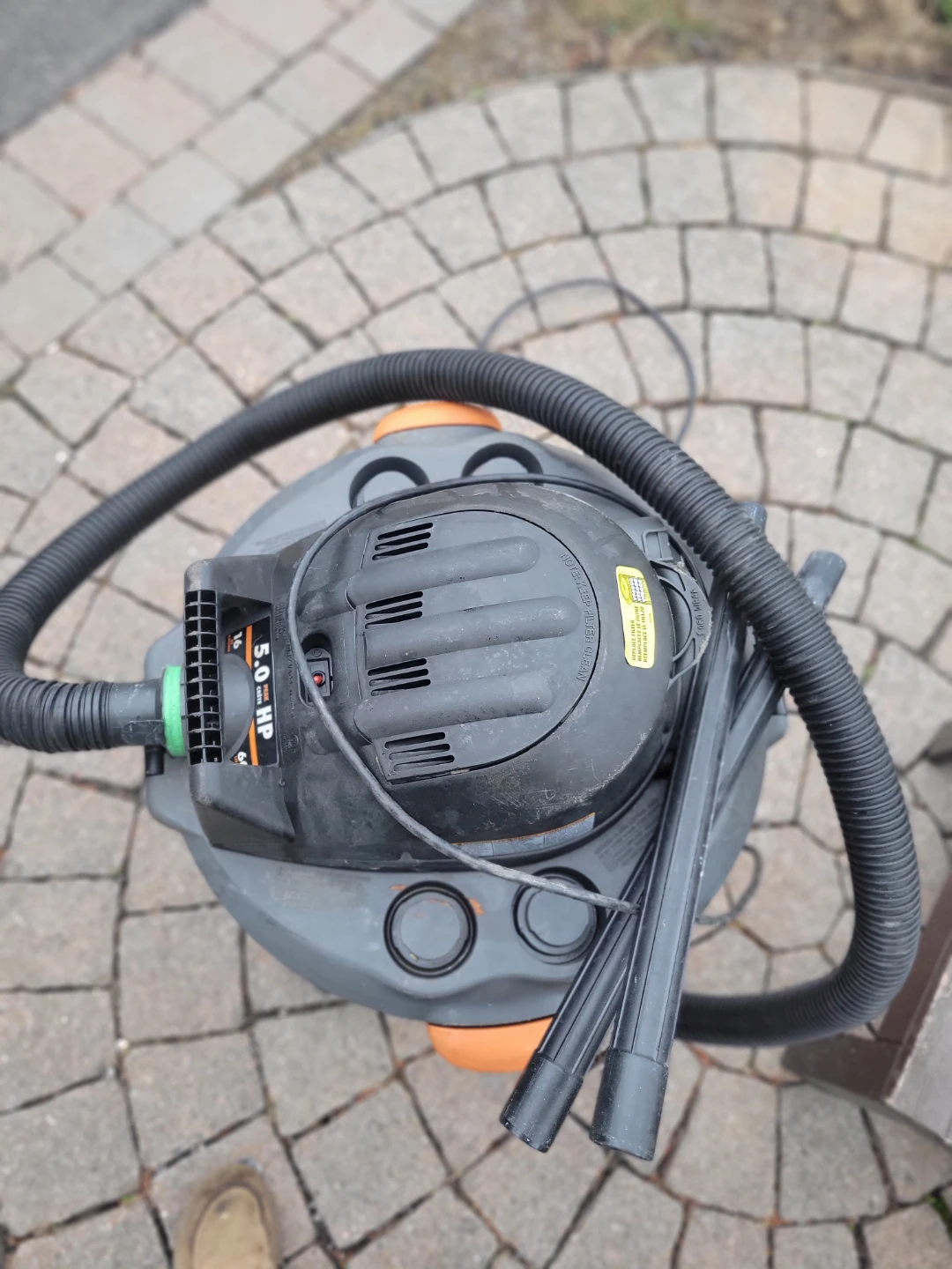 RIDGID 5.0 HP Wet/Dry Shop Vac 60L - photo 2