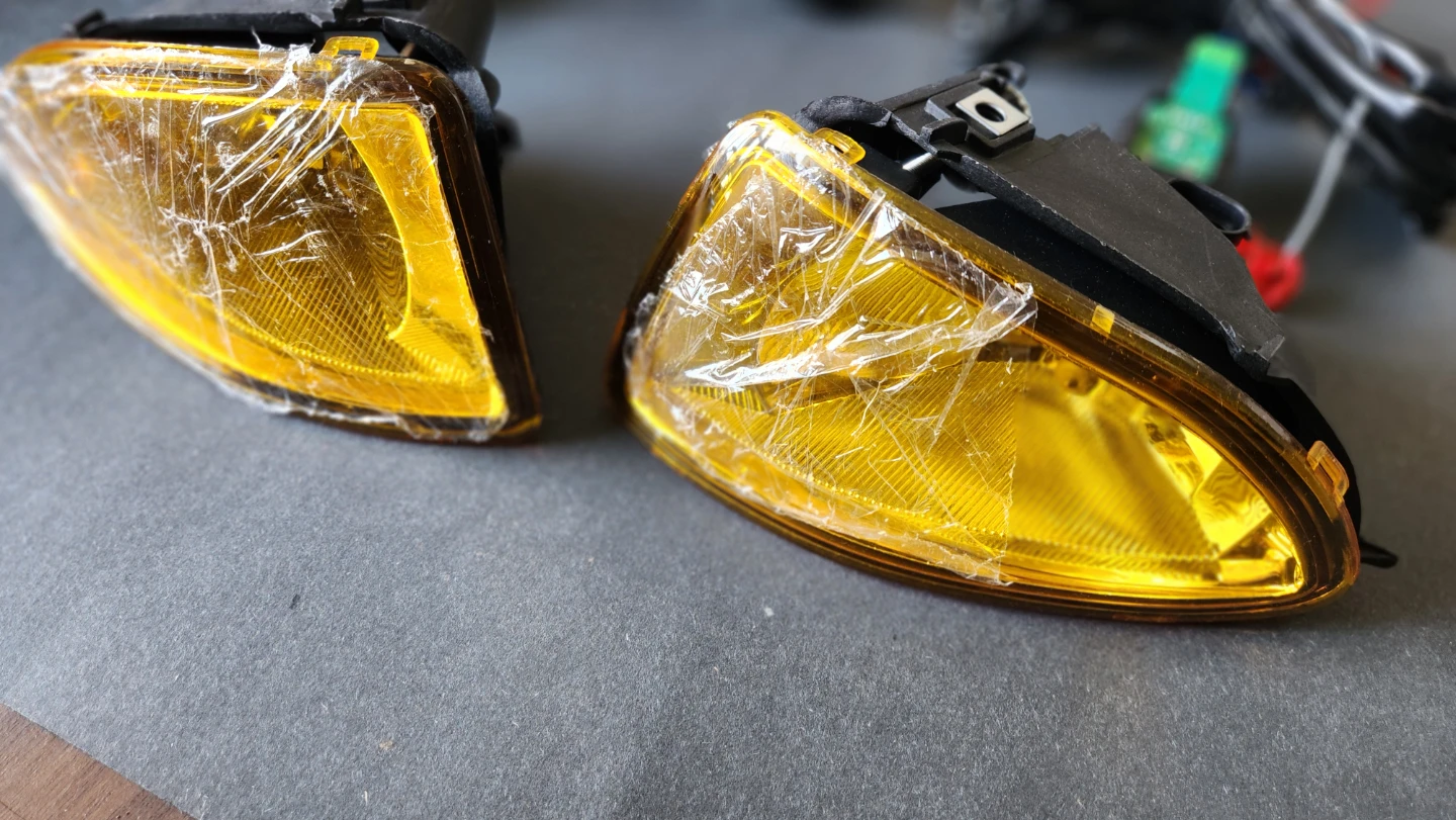 2005-07 Honda Civic Pair of Yellow Fog Lights H8 12V 35W - photo 4
