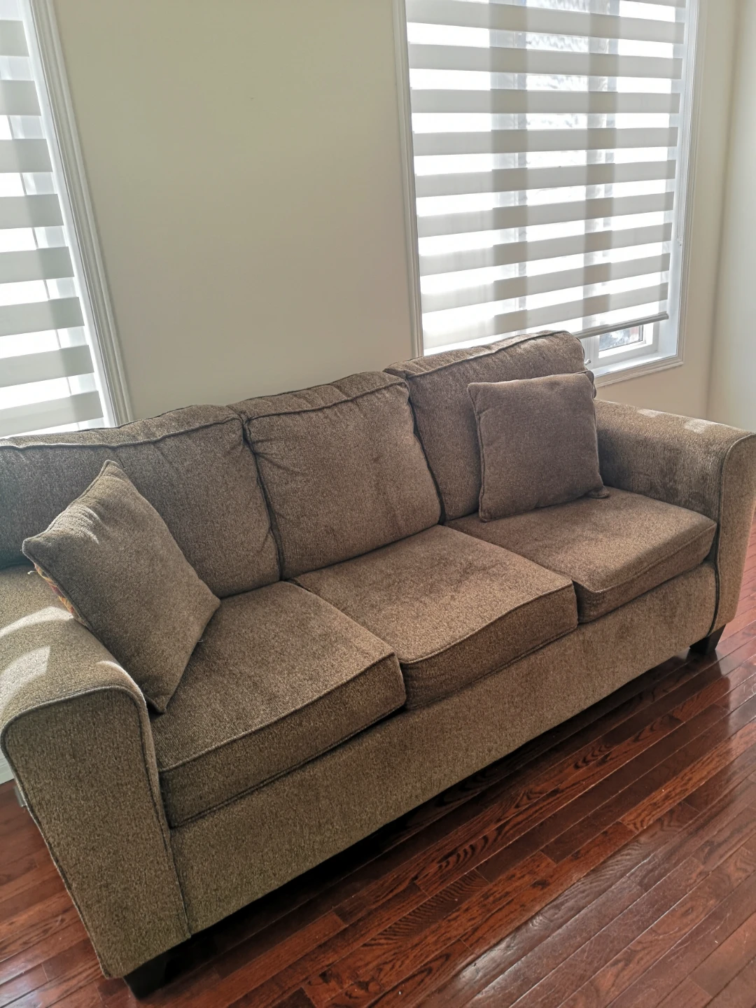 Brown Fabric Sofa - photo 2