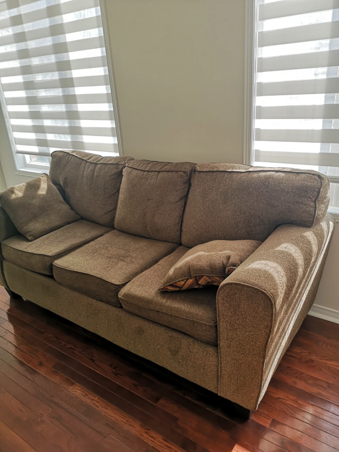 Brown Fabric Sofa - photo 4