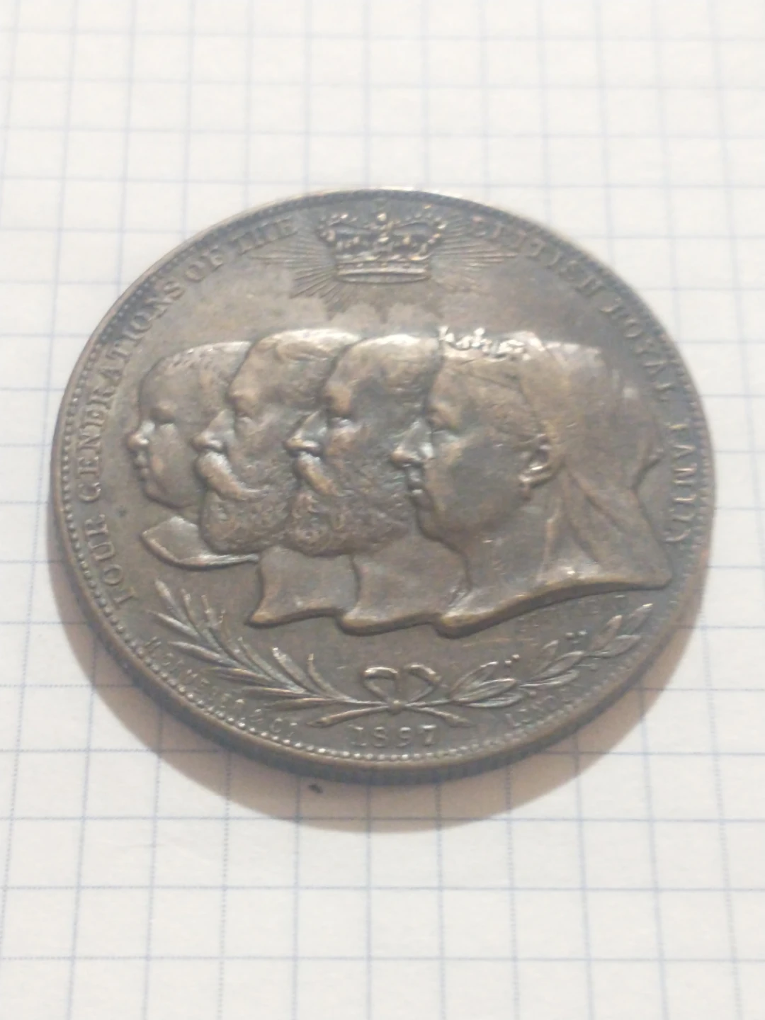 1897 Canada Jubilee medal, Numista #31767 - photo 2