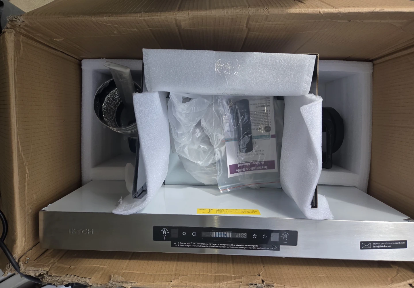 IKTCH 30 Inch Stainless Steel Wall Mount Range Hood - photo 5