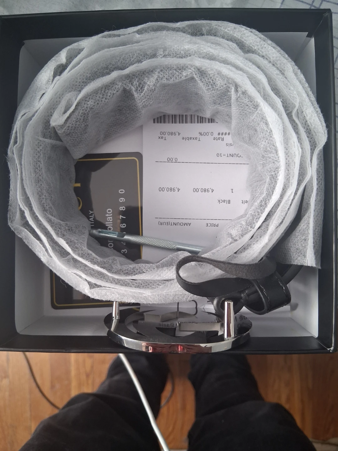 Gucci Black Leather Belt - photo 2