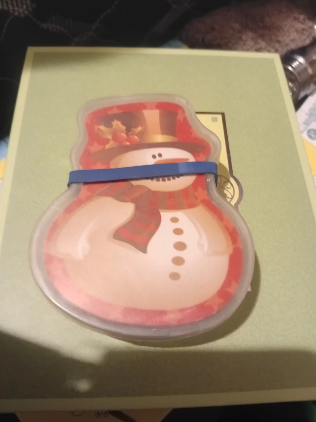 Snowman shaped cards