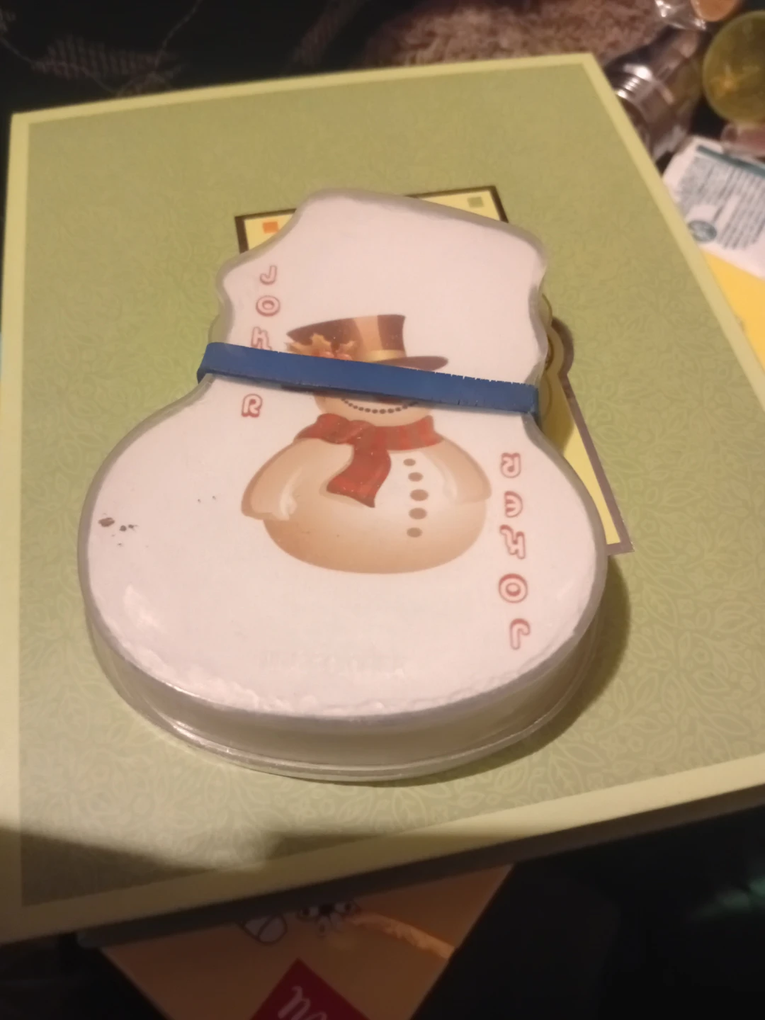 Snowman shaped cards - photo 2