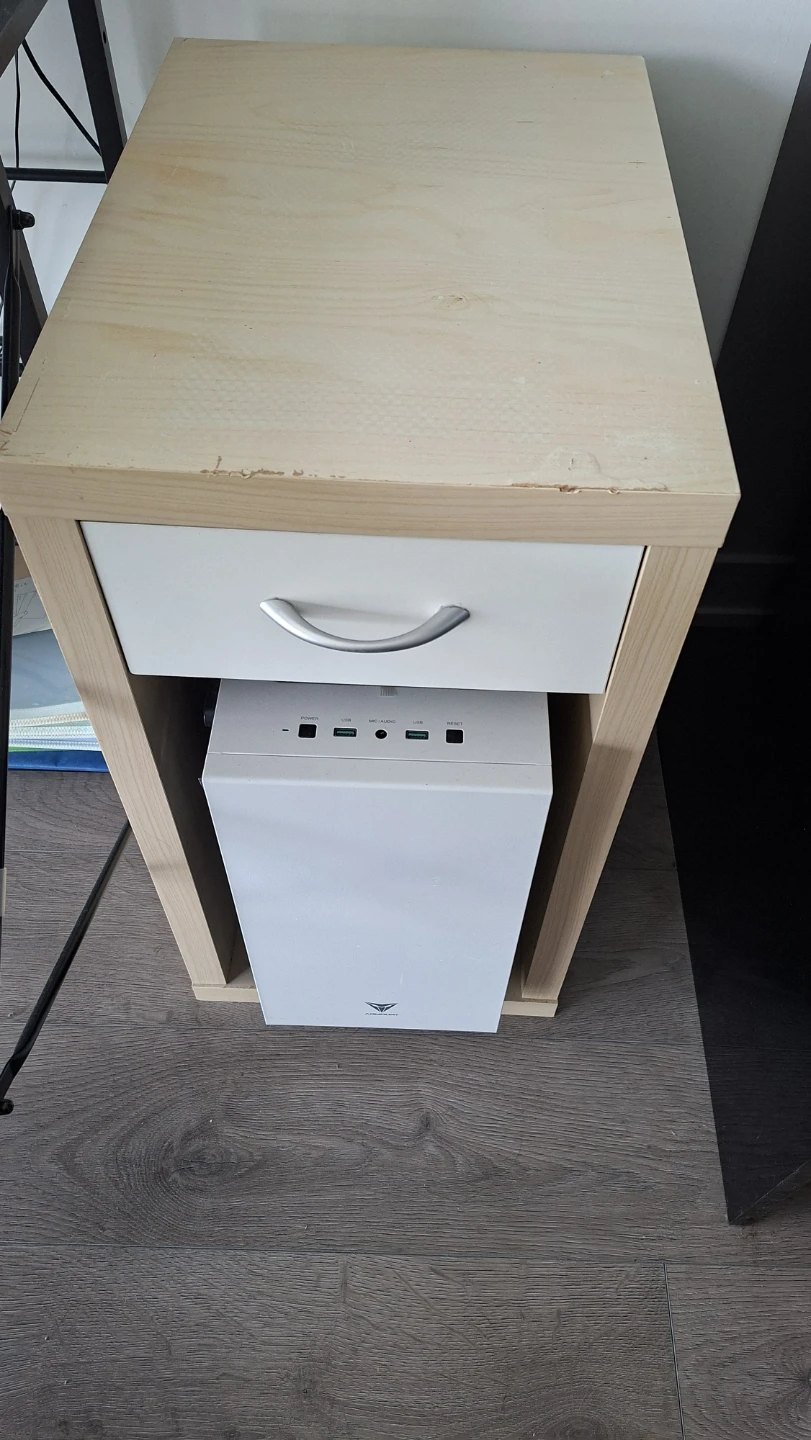 Desktop Computer Cabinet with Drawer