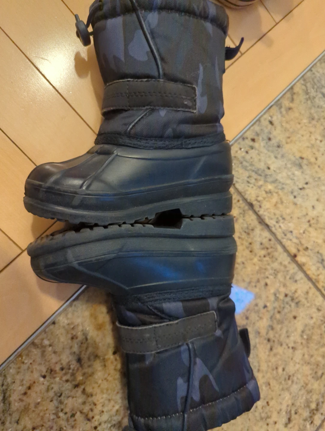 Black Winter Boots Size 6 for babies - photo 2