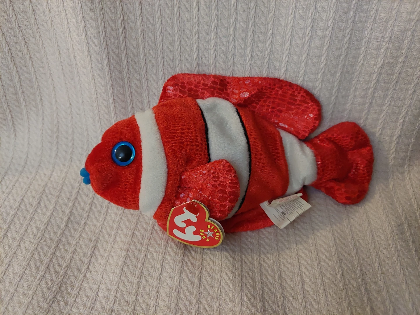 Ty Beanie Babies Jester the fish Plush Toy