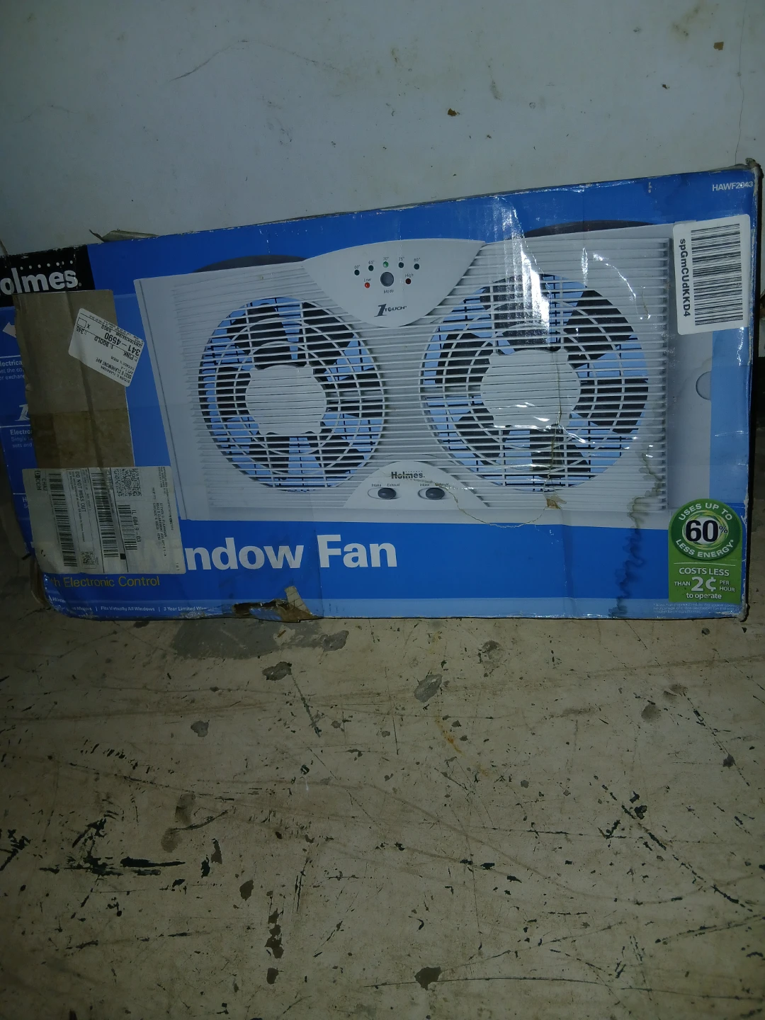 Holmes Twin Window Fan with Electronic Control