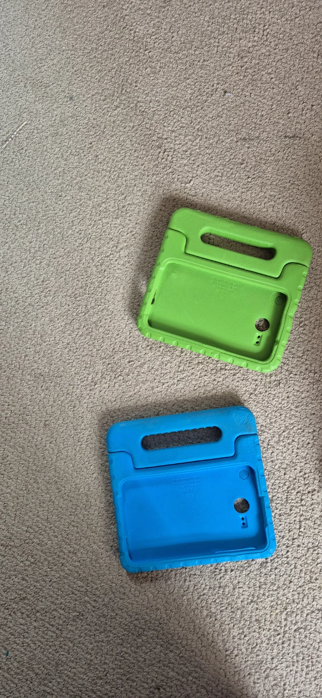Kids Tablet Case - Blue and Green
