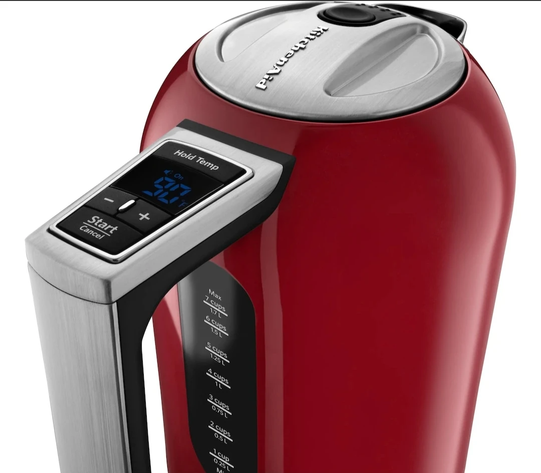 KitchenAid Variable Temperature Electric Kettle (Red) - photo 2