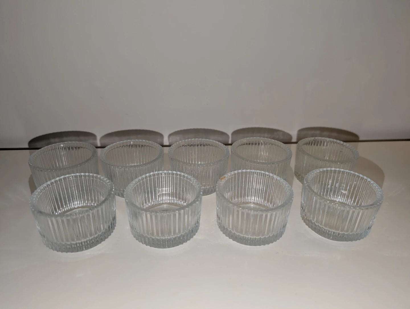 Set of 9 tea light holders
