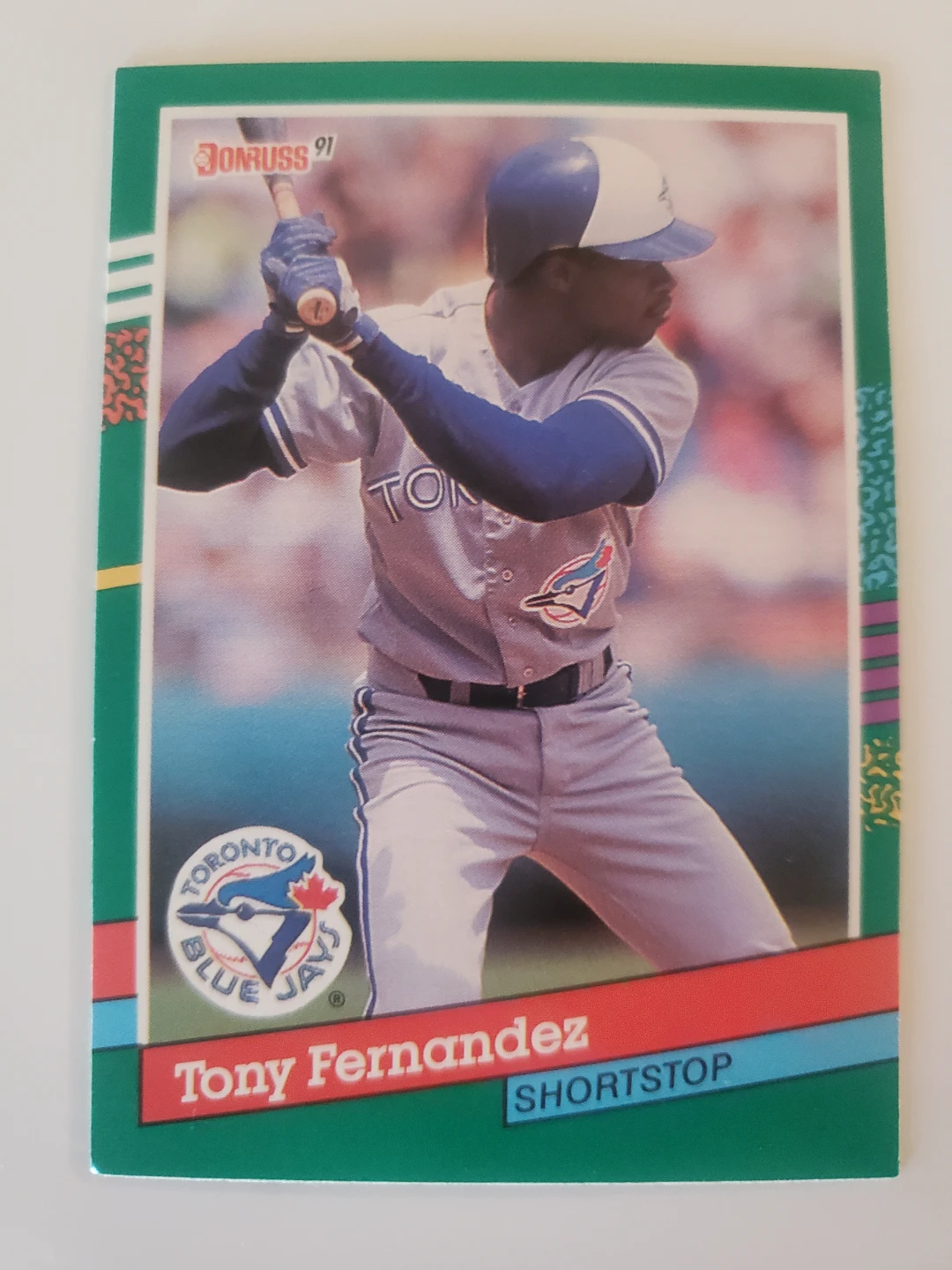 1991 Donruss Tony Fernandez Baseball Card