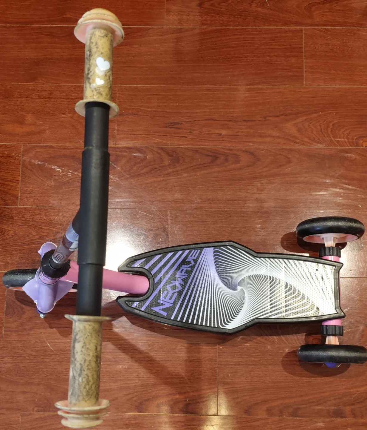Huffy Pink & Purple 3-Wheel Scooter
