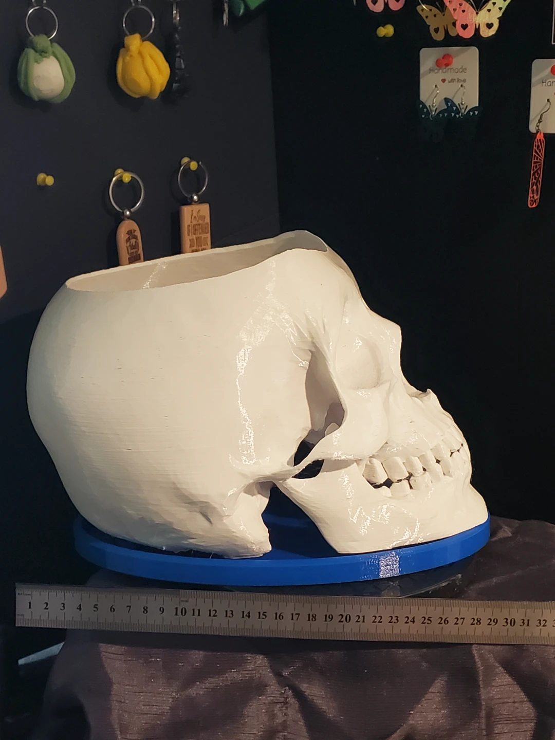 White Skull Planter Pot - photo 2