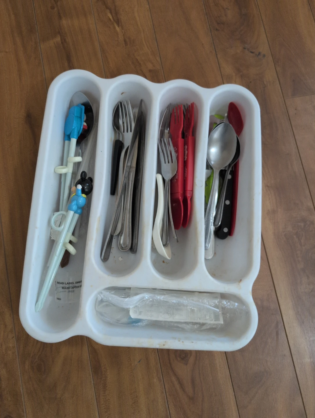 Cutlery Organizer with Assorted Utensils and Chopsticks - photo 2