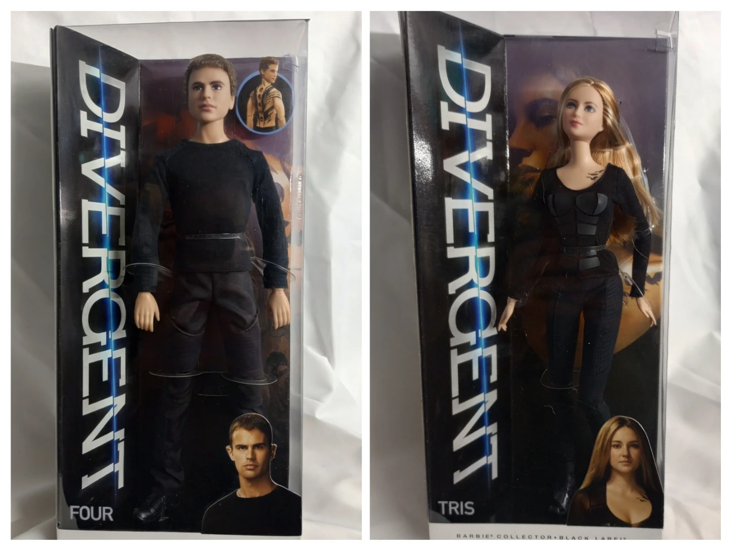 Divergent Tris and Four Barbie Collector Dolls