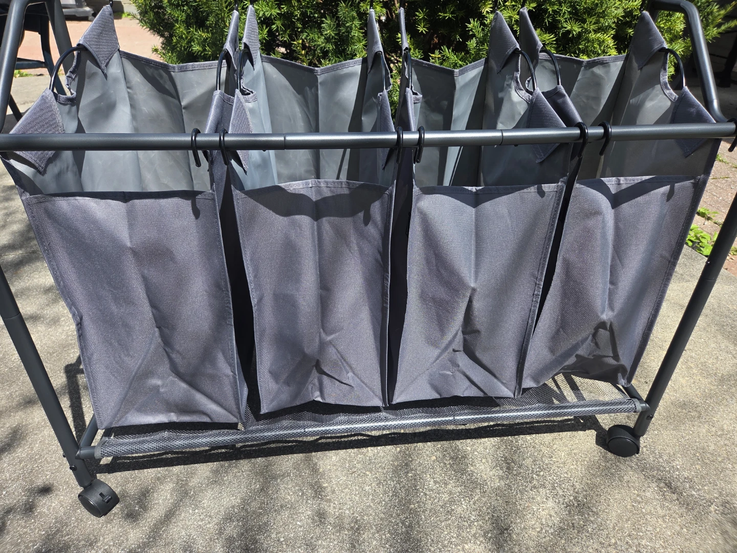 4-Section Laundry Sorter Hamper