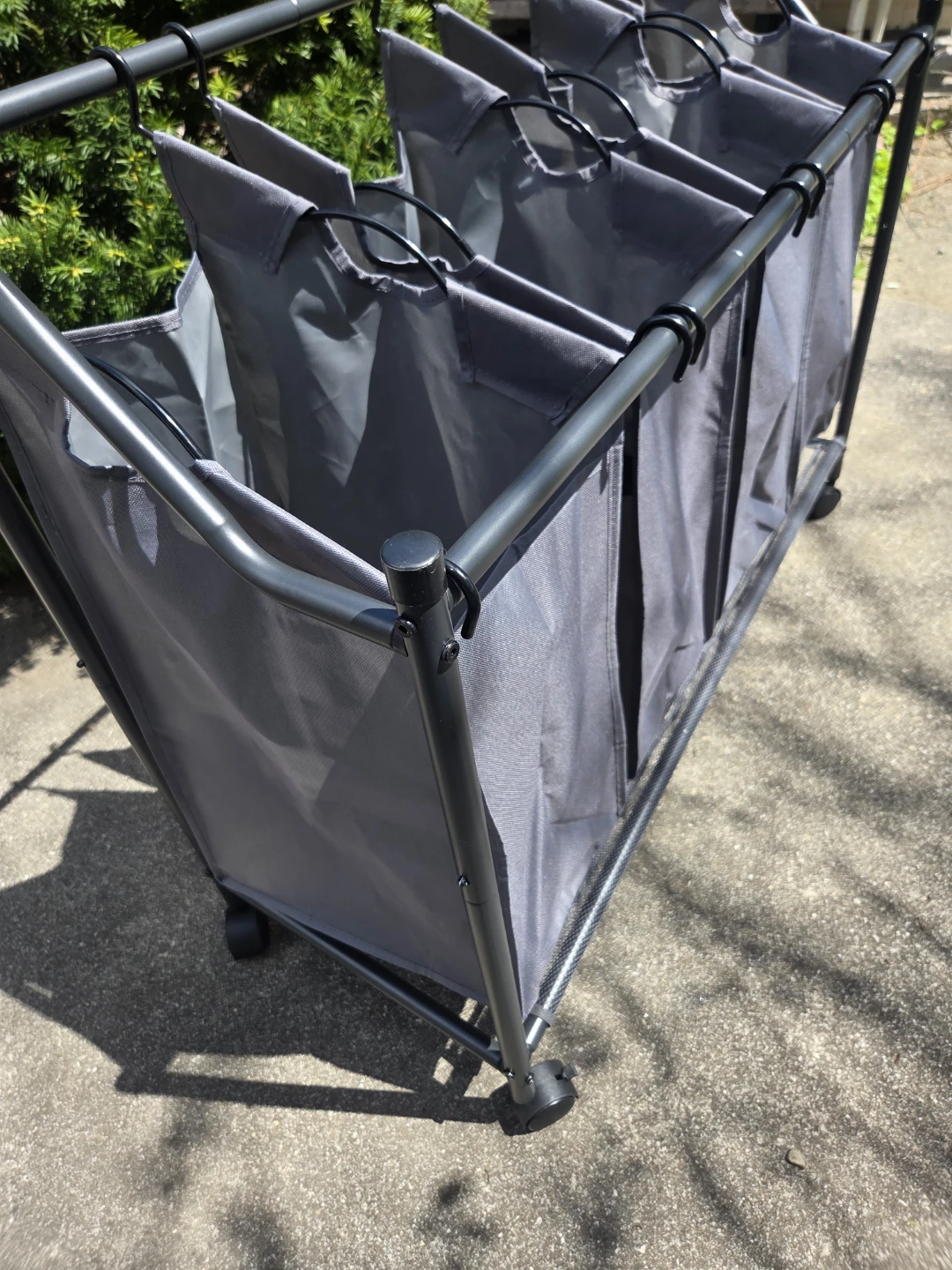 4-Section Laundry Sorter Hamper - photo 2