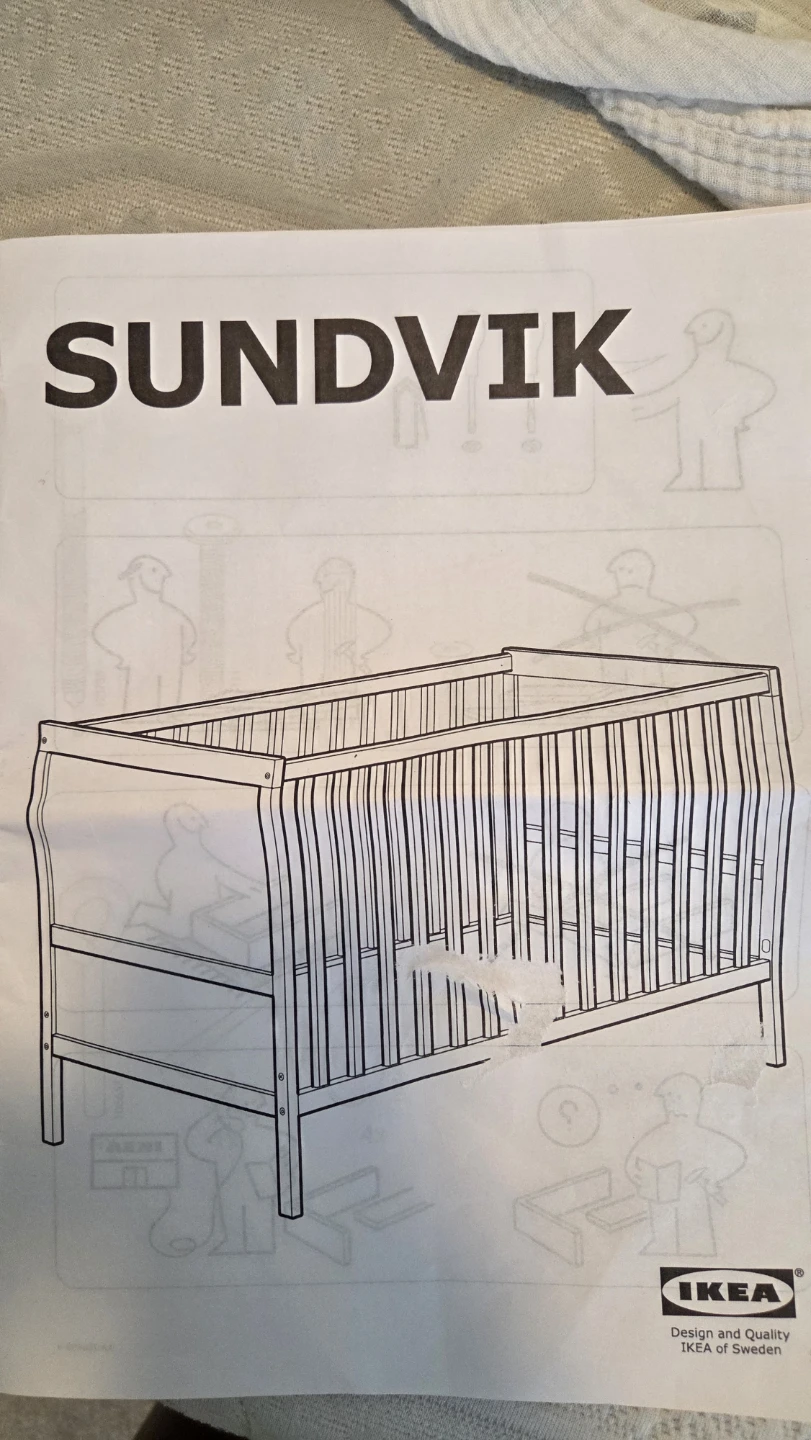 IKEA SUNDVIK Crib - Black - photo 3