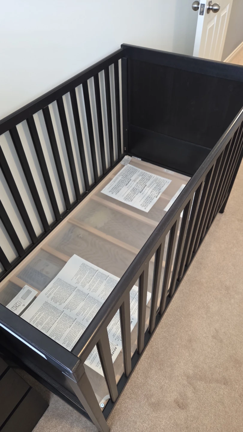 IKEA SUNDVIK Crib - Black - photo 5
