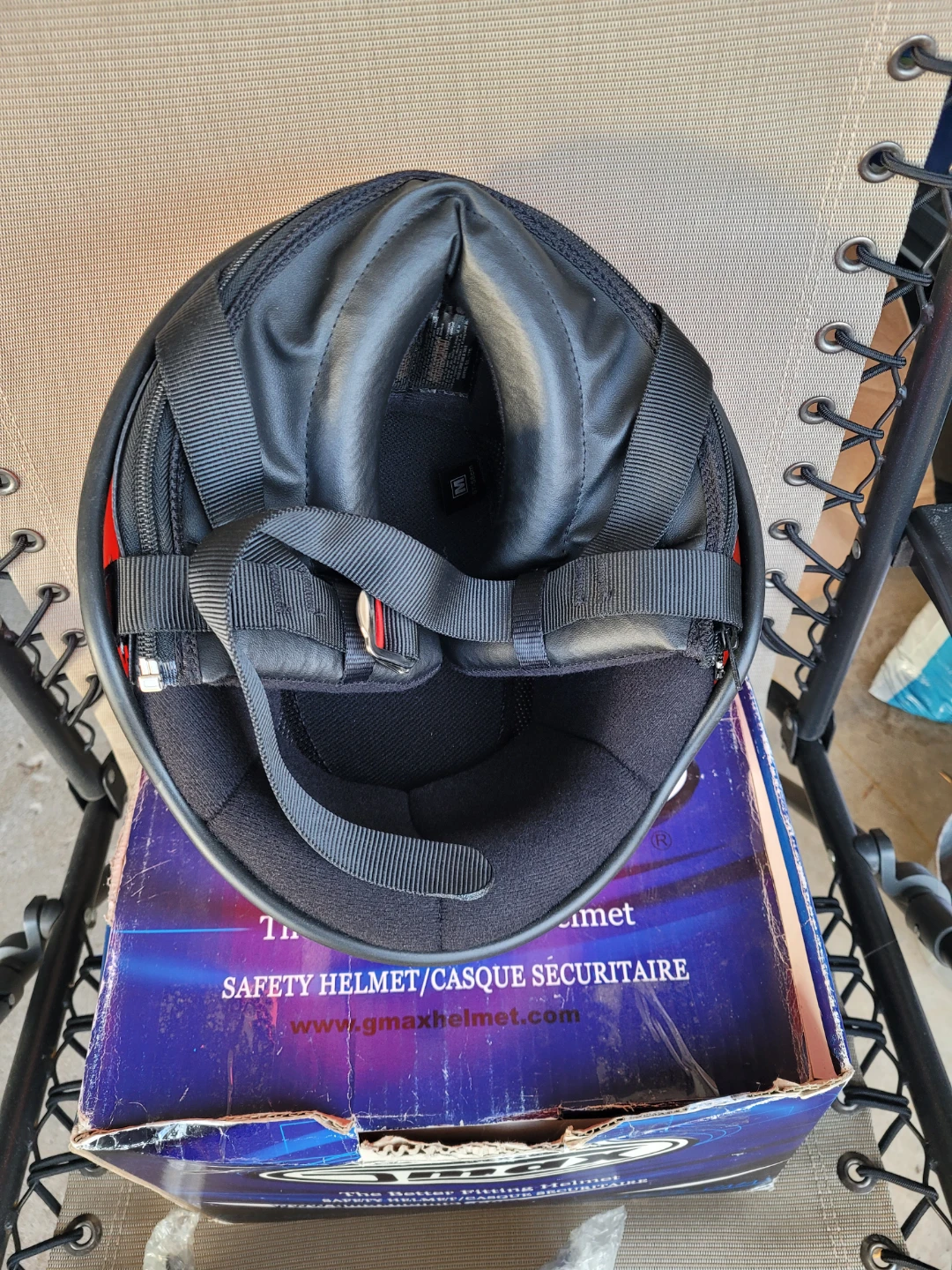 GMAX Orange Motorcycle Helmet size medium - photo 3