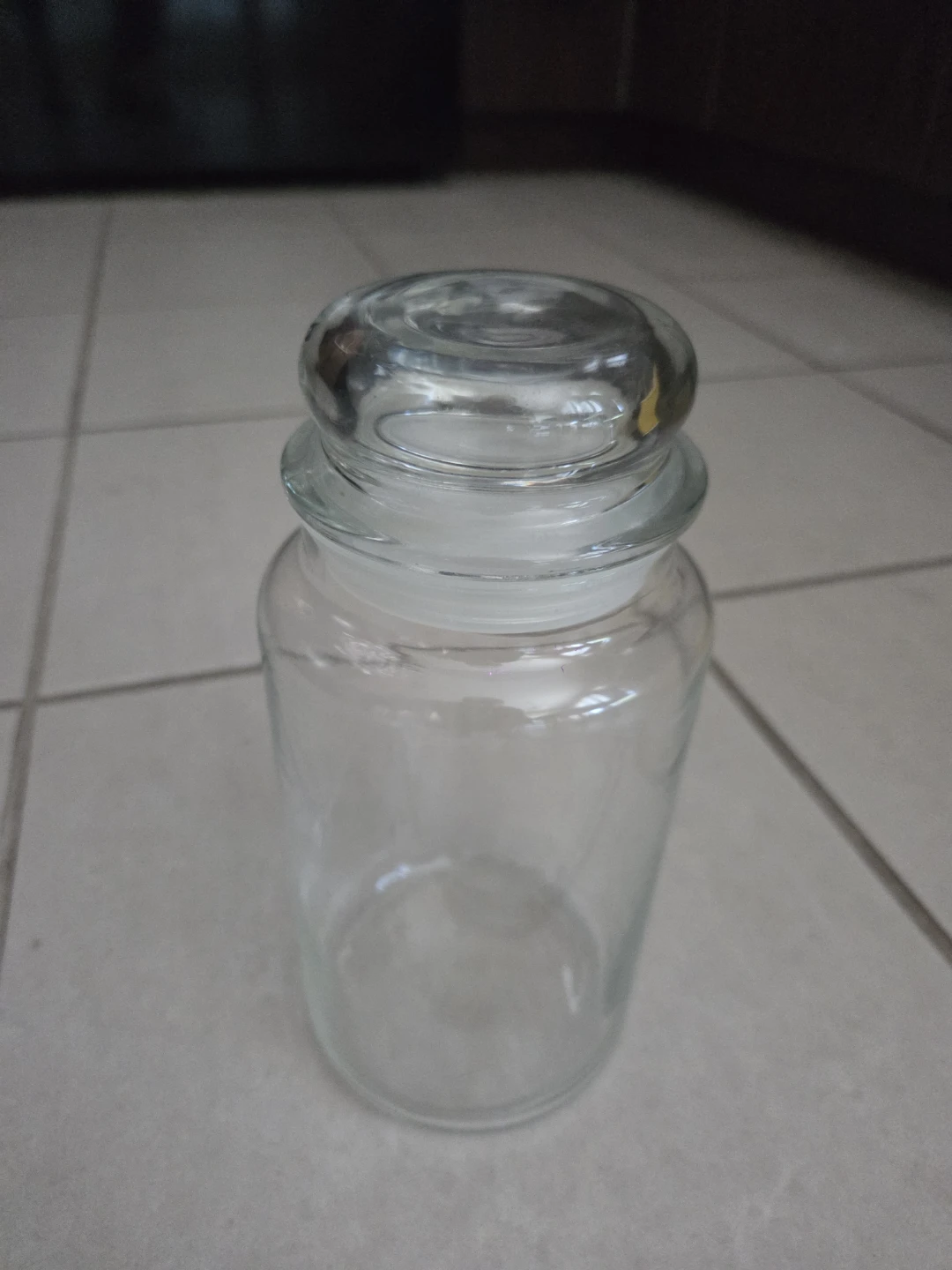 Clear large Glass (Rice, Spice, Lentil ) Storage Jar with Lid