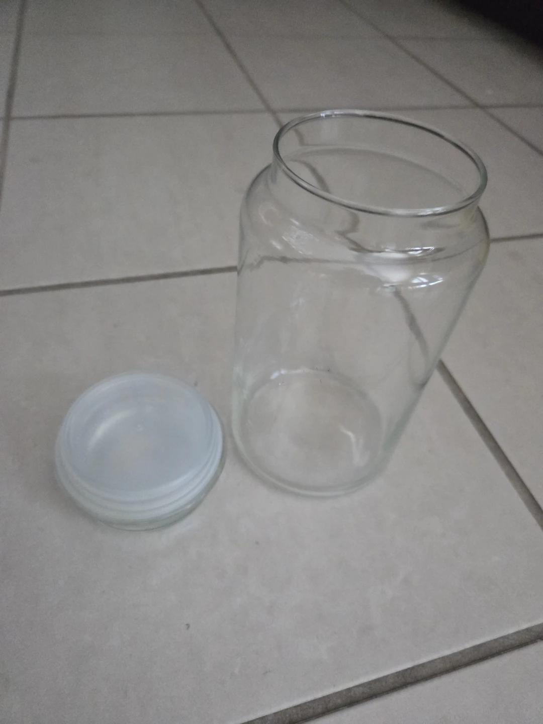 Clear large Glass (Rice, Spice, Lentil ) Storage Jar with Lid - photo 2