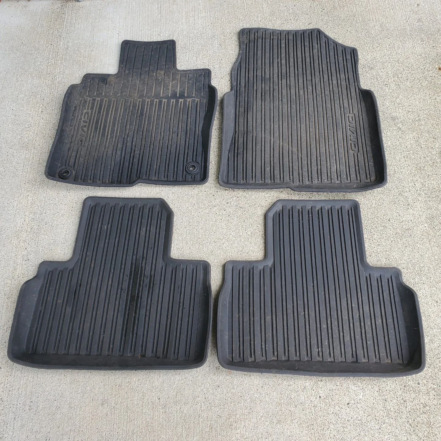 Honda Civic All Weather Floor Mats Set - photo 3