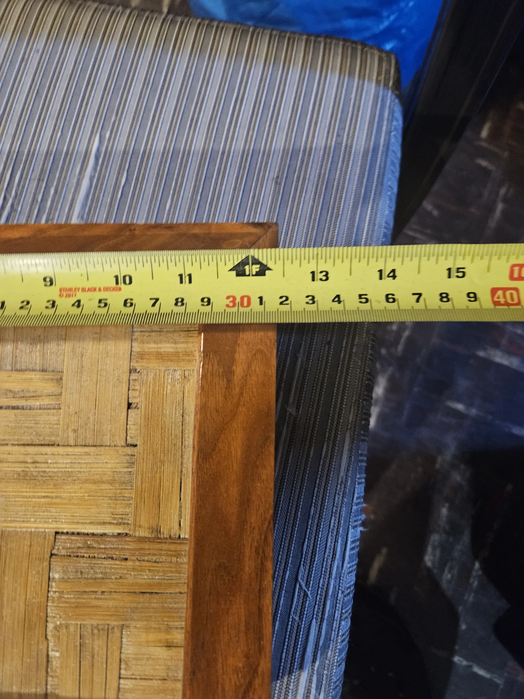 Wooden Framed Bamboo Tray - photo 5