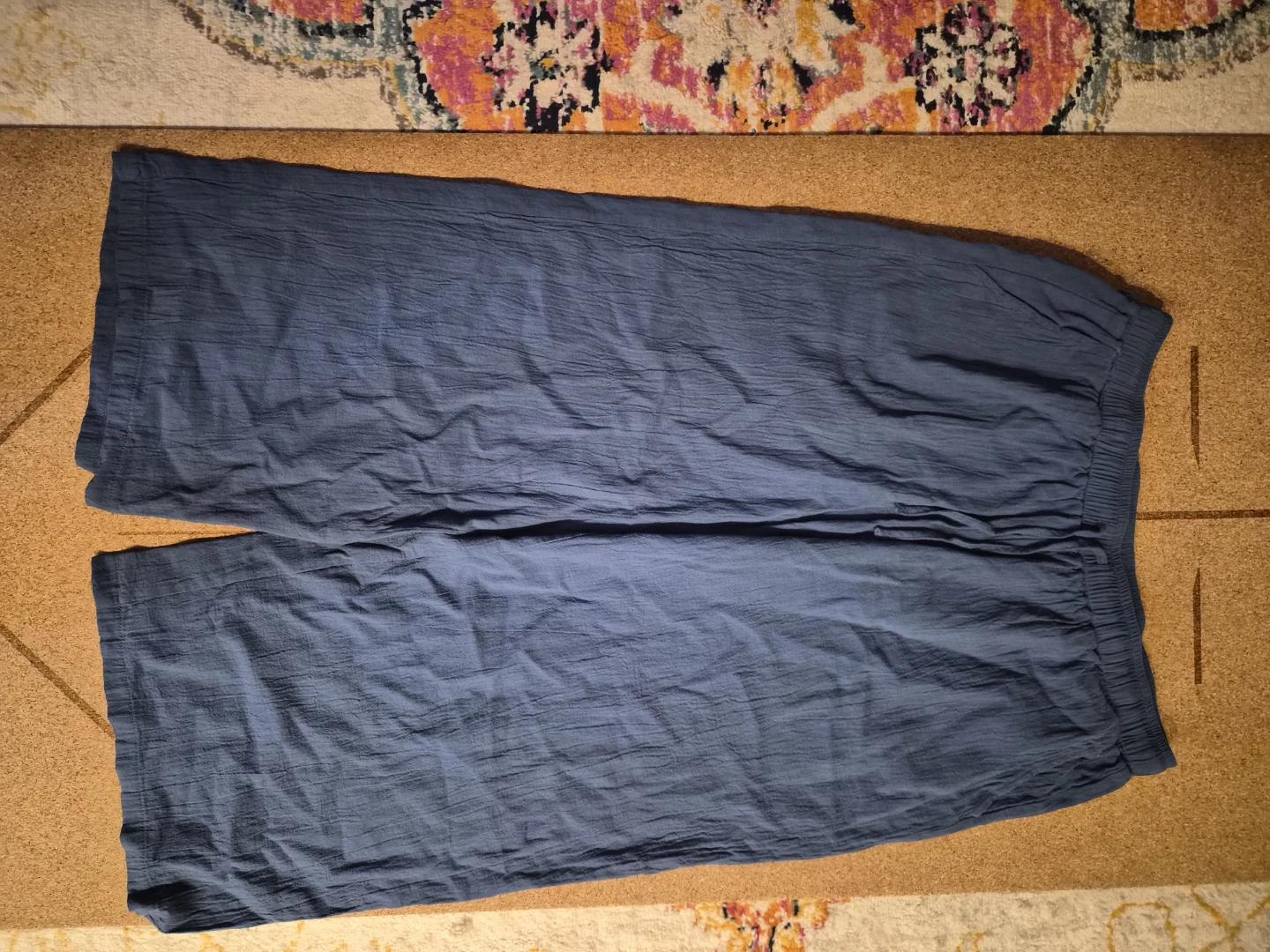 Cotton/linen blend palazzo Pants size L/XL