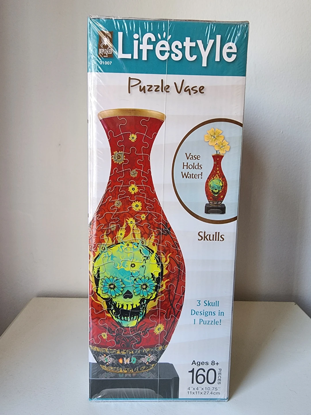 Lifestyle Puzzle Vase * Skulls * Flower * DIY * NEW - photo 2