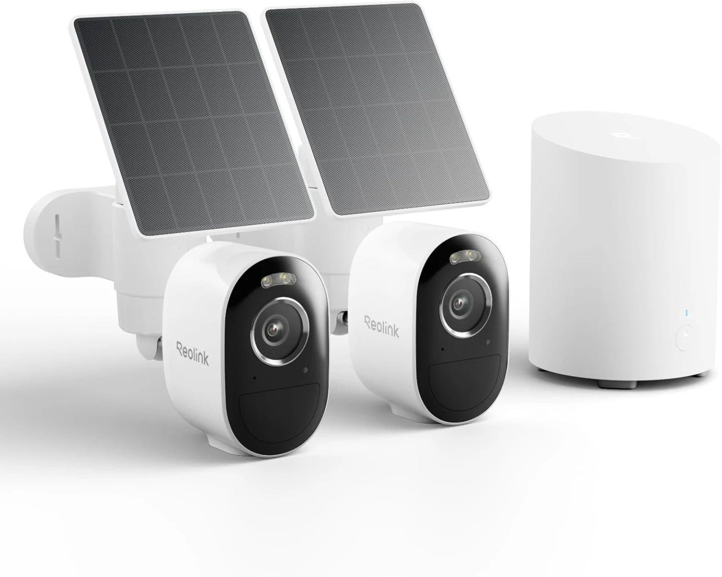 Reolink Home Hub mini with 2 Argus 3 Pro Cameras & Solar Panel