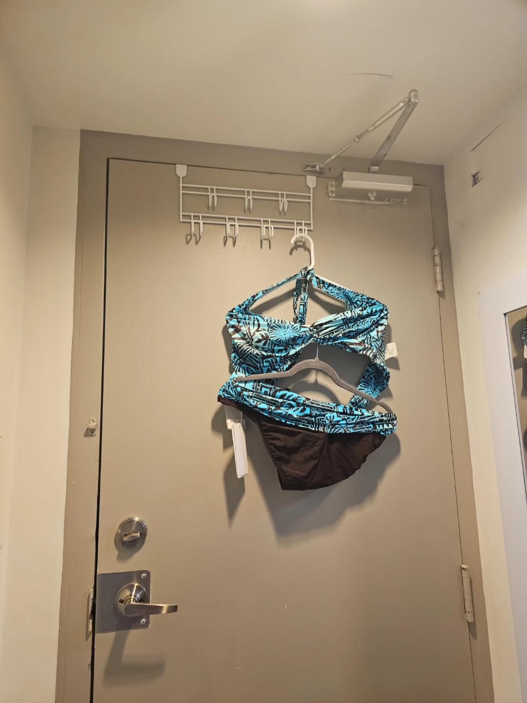 New brand Women's Turquoise and Black Bikini Set