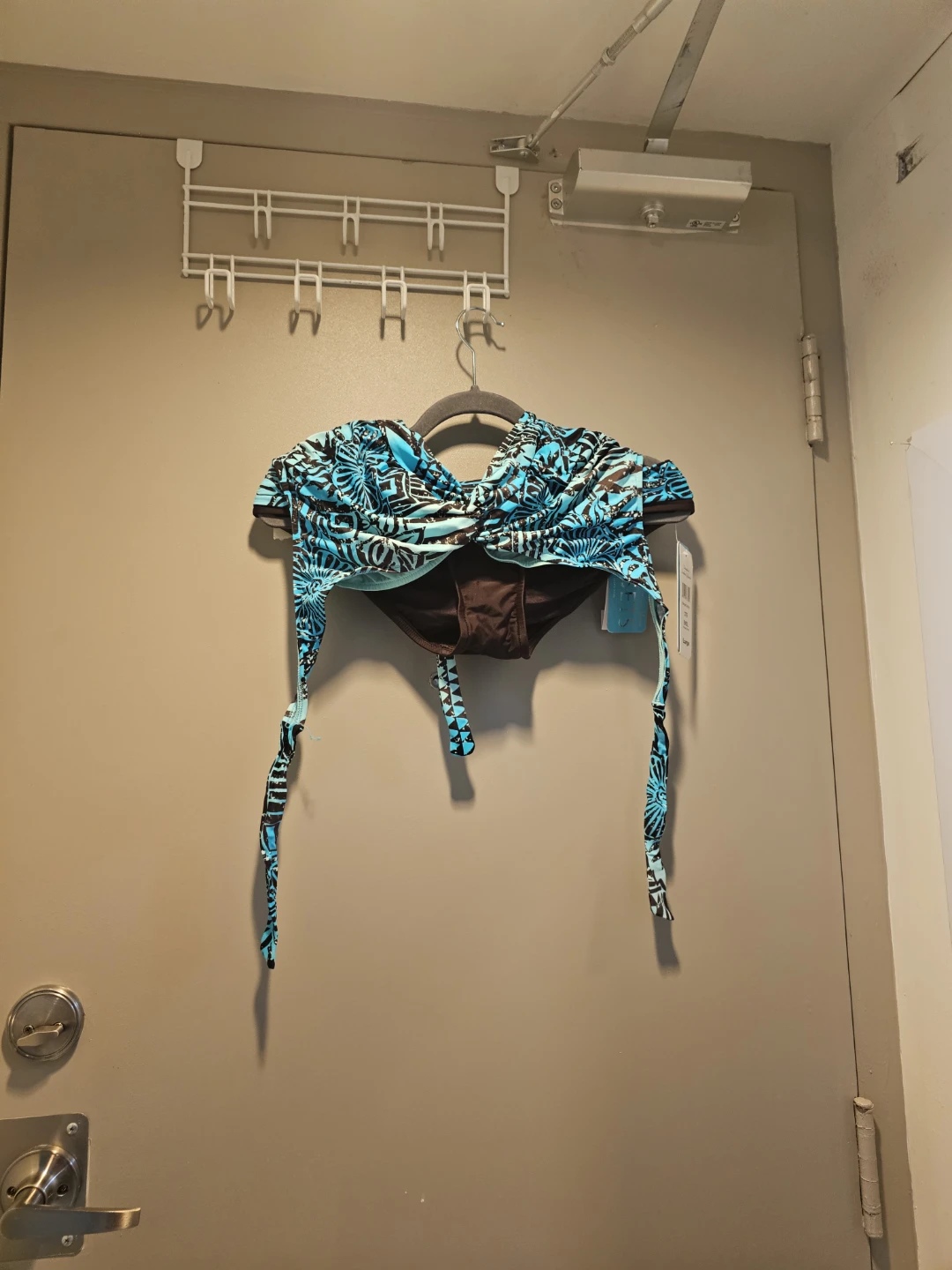 New brand Women's Turquoise and Black Bikini Set - photo 3