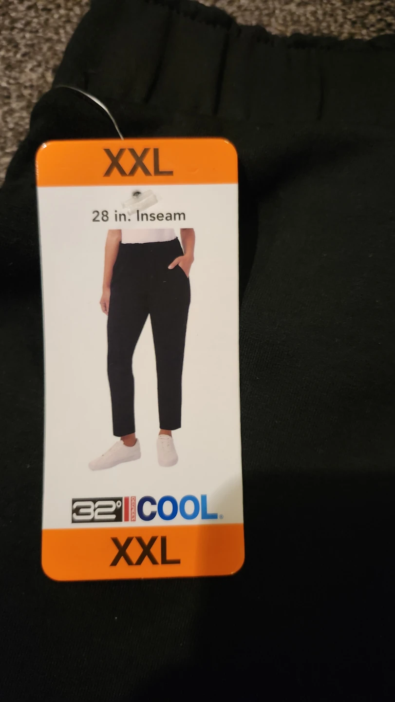 32 Degrees Cool Black Pants XXL - photo 4