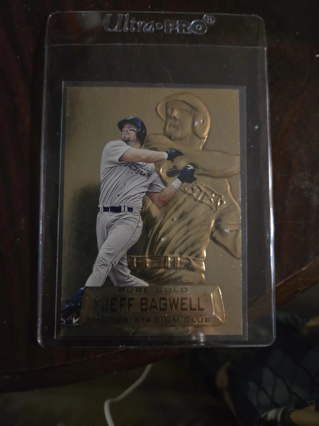 1997 Topps Stadium Club Jeff Bagwell Pure Gold Baseball Card