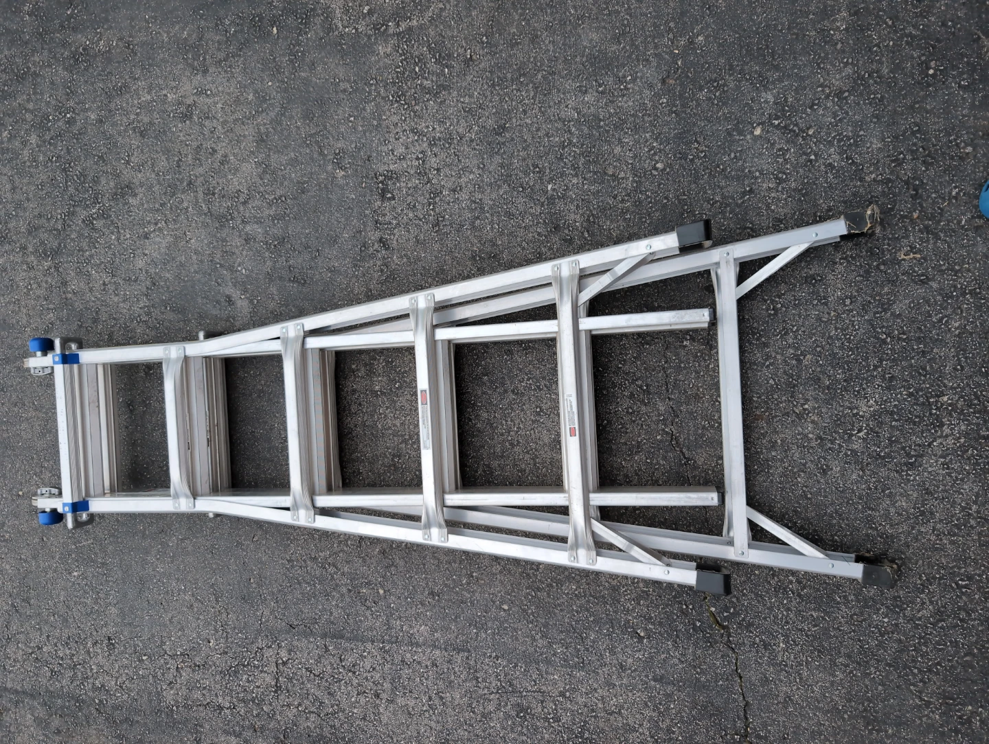 21' extension ladder and step ladder combo Werner 300 lb rating
