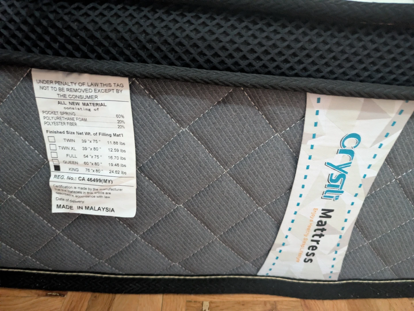 Crystal Mattress King Size - photo 2