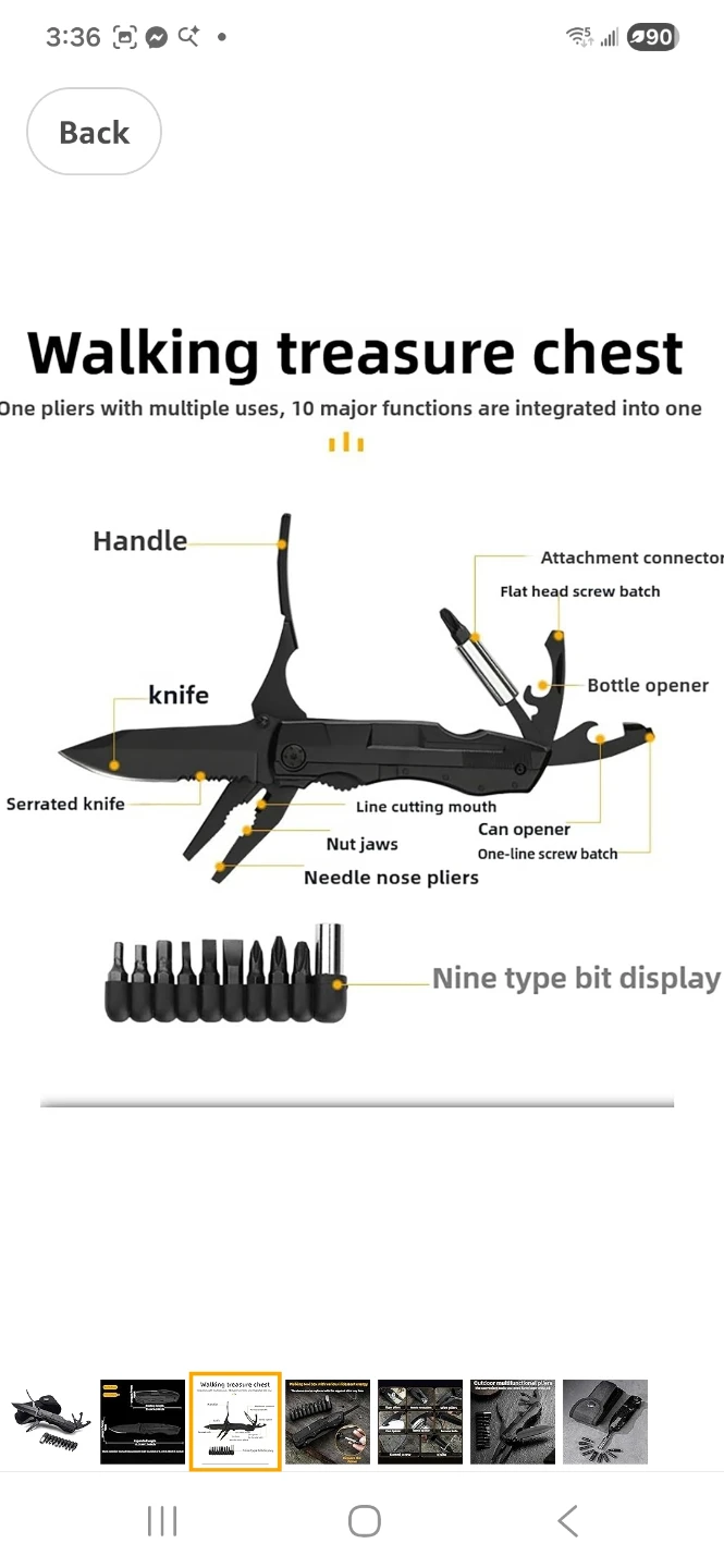 Outdoor Multifunctional Pliers Tool Kit - photo 3