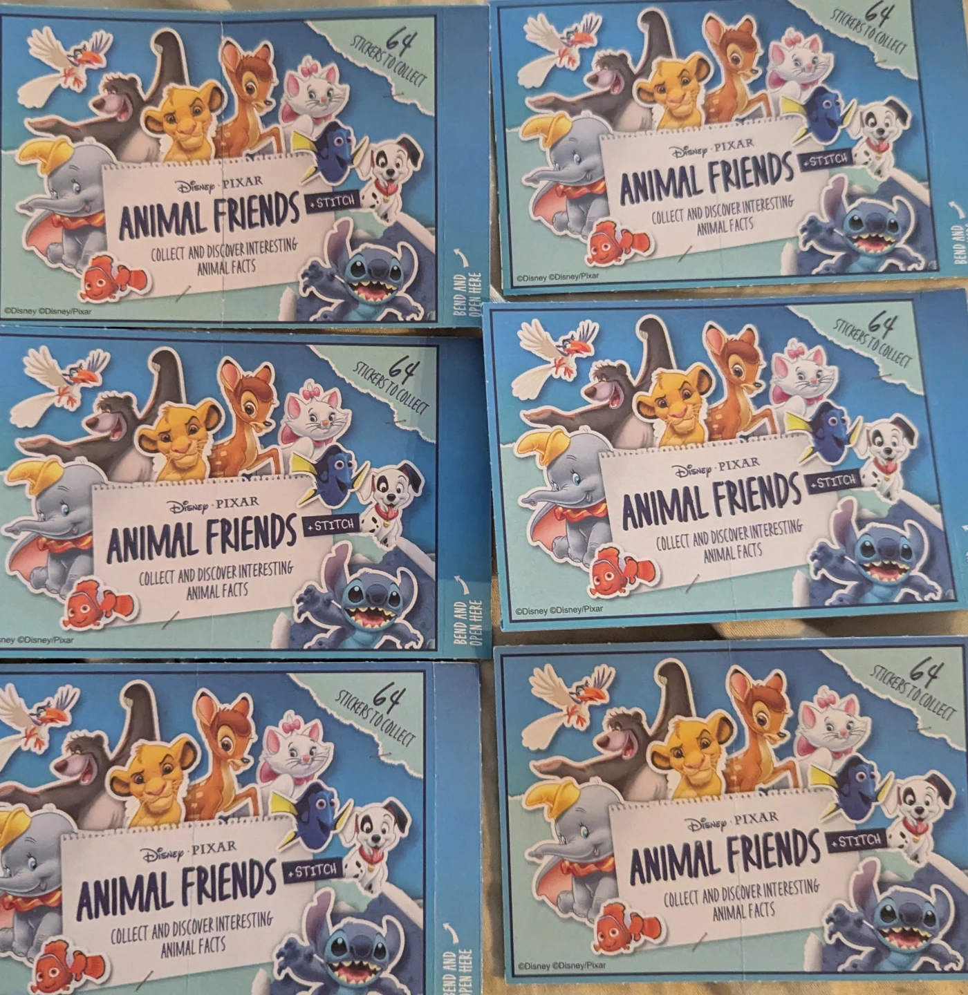 *Shoot me an offer* 6 Disney Pixar Animal Friends stickers